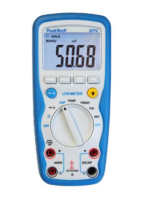 LCR Meter, Handheld, 110MOhm, 20H, 0.11F, 1kHz