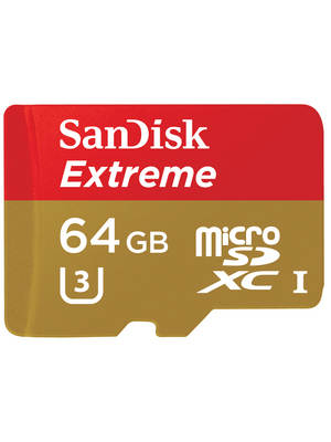 Extreme microSDXC Photo, 64GB, 60MB/s, 40MB/s