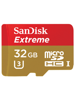 Extreme microSDHC Action Cam, 32GB, 60MB/s, 40MB/s