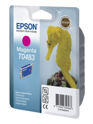 Ink Cartridge, T0483, 1pcs, 400 Sheets, Magenta