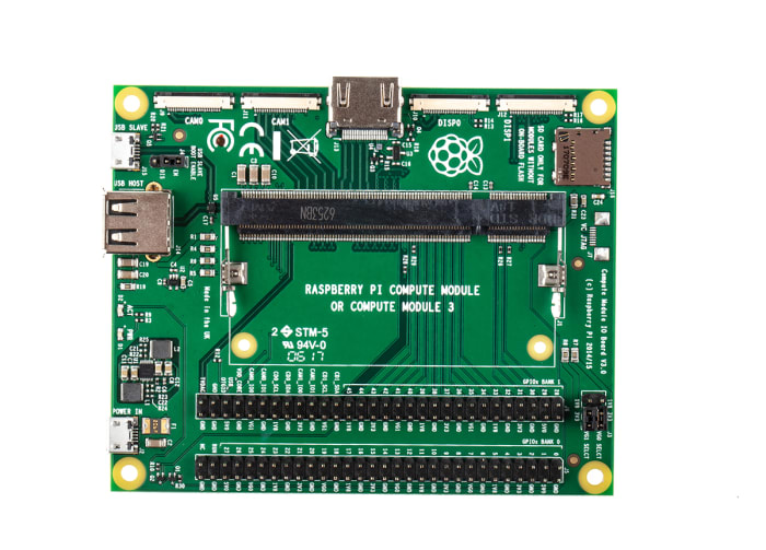 Raspberry Pi, Raspberry Pi Hesaplama modülü 3 G/Ç kartı I/O Kartı Geliştirme Kartı