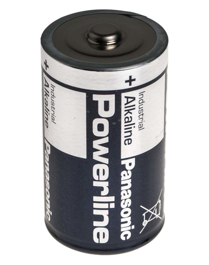 Panasonic Industrial Powerline D Tipi Pil (Büyük Boy), Alkalin