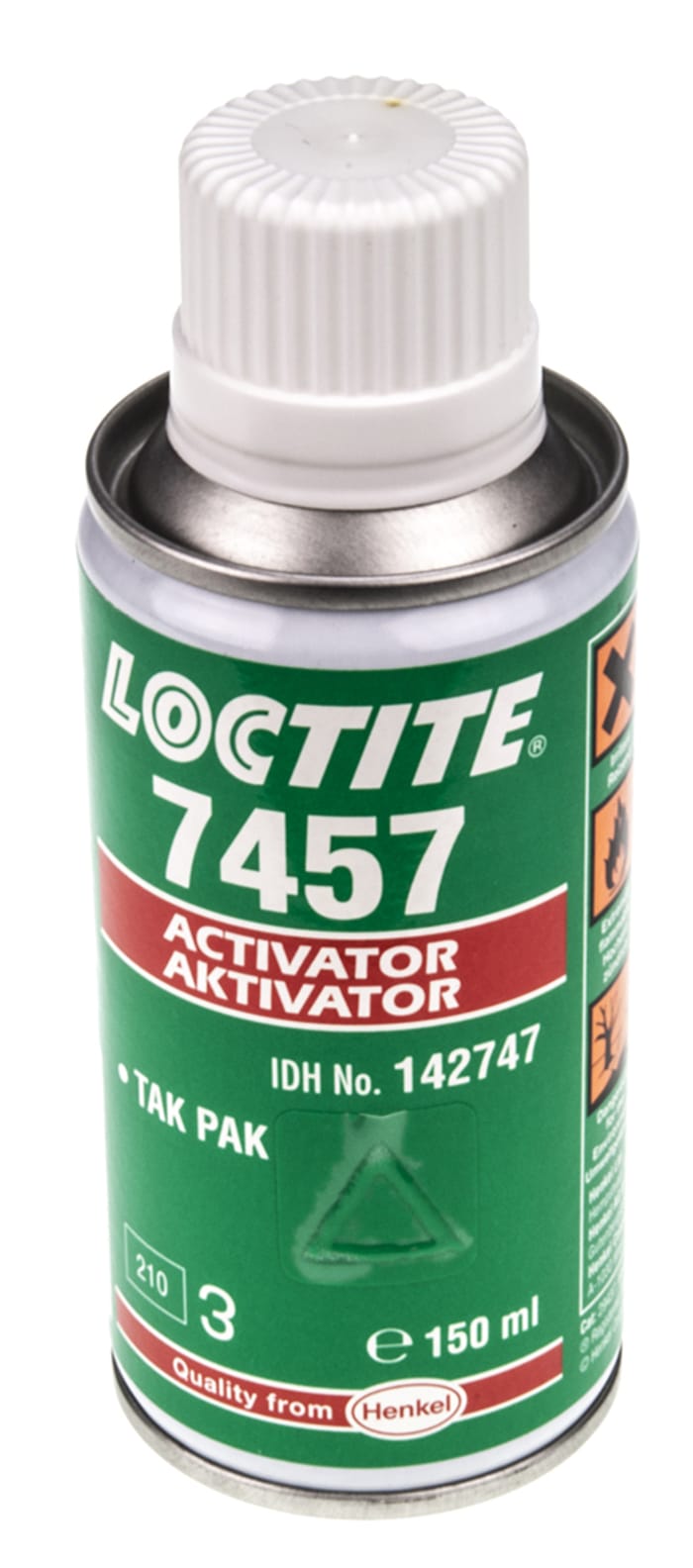 Loctite 7457 Yapıştırıcı Aktivatörü Saydam, Sıvı, 150 ml, Siyanoakrilat Yapıştırıcı İle Kullanım