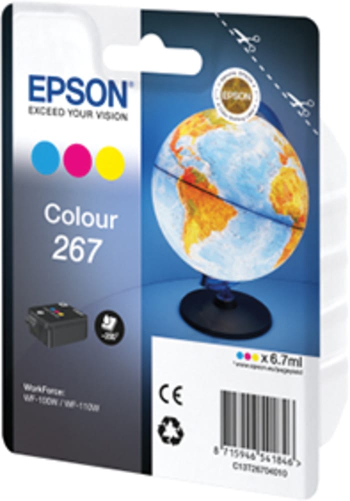 Epson C13T26704010 Cyan, Magenta, Yellow Ink Cartridge