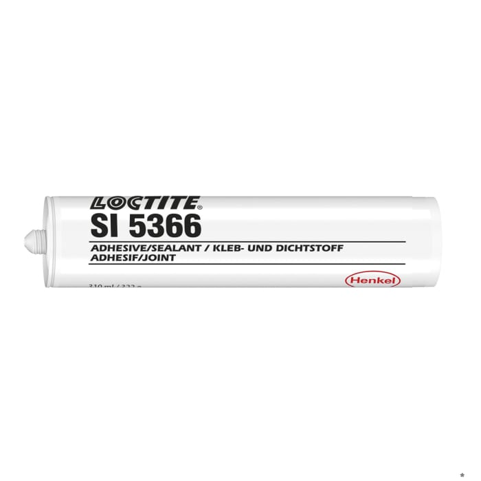 Loctite 5366 Şeffaf Silikon Mastik (Macun) 310 ml Tüp, Yapıştırma Uygulamaları İçin, -60 → +250°C