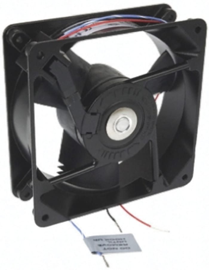 DC Aksiyel Fan, 119,13 x 119,13 x 39,12mm, 187m³/sa, 6W, 24 V dc (Enviro Serisi)