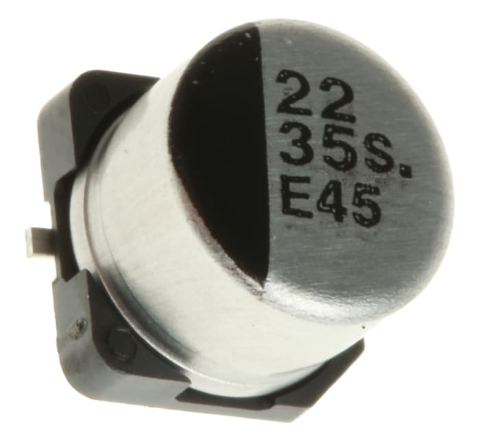 Panasonic Alüminyum Elektrolitik Kondansatör, Serisi: VS 35V dc 22μF, 2000H Çap: 6,3mm