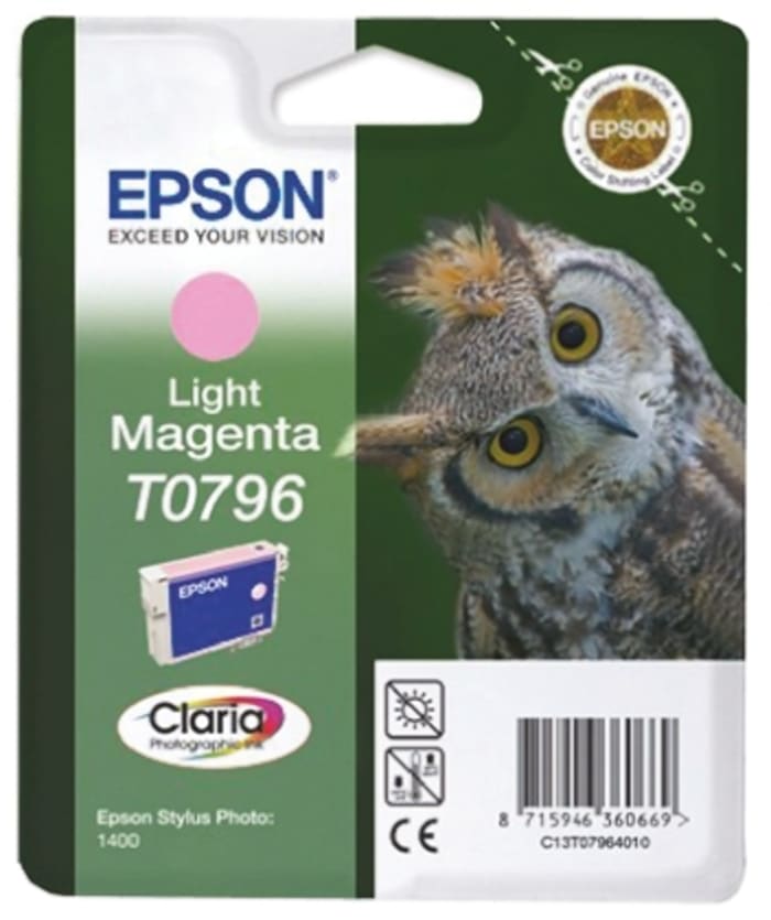 Epson T079 Mürekkep Kartuşu, Açık Magenta