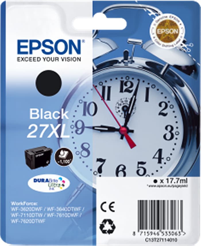 Epson 27XL Mürekkep Kartuşu, Siyah