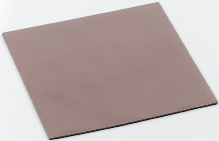 Bergquist Self-Adhesive Thermal Interface Sheet, 0.125in Thick, 2.7W/m·K, Gap Pad 2500, 100 x 100mm