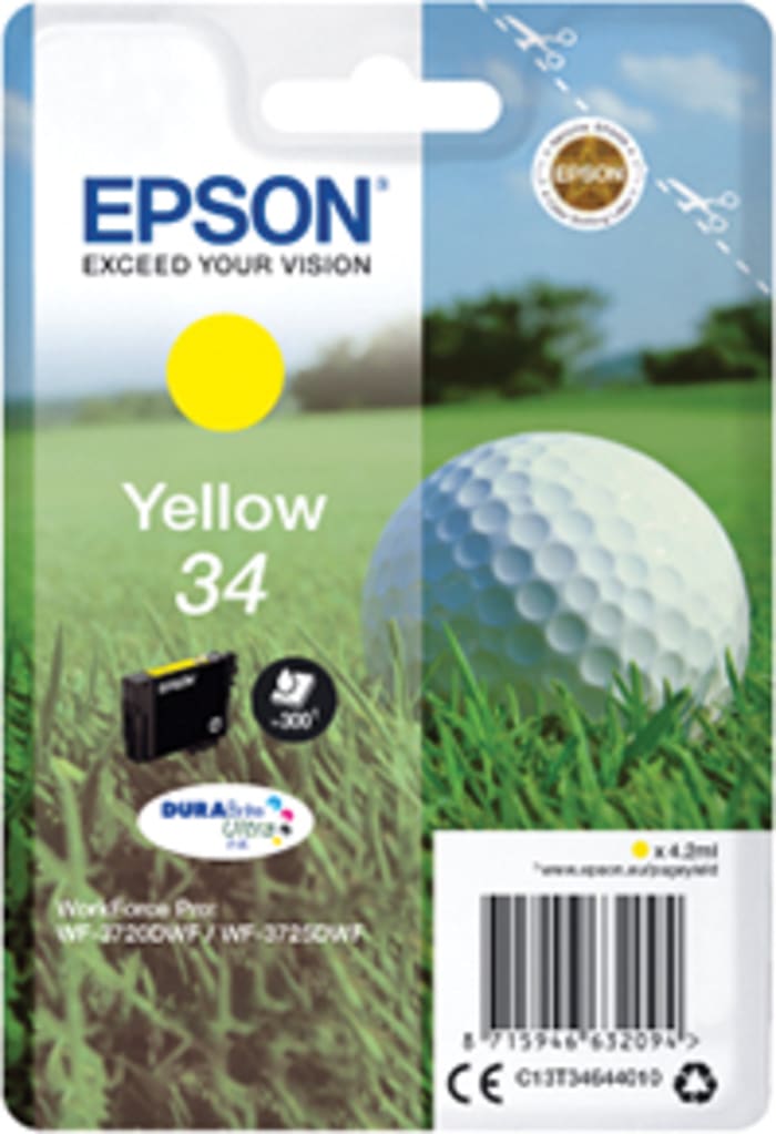 Epson C13T34644010 Cyan Ink Cartridge