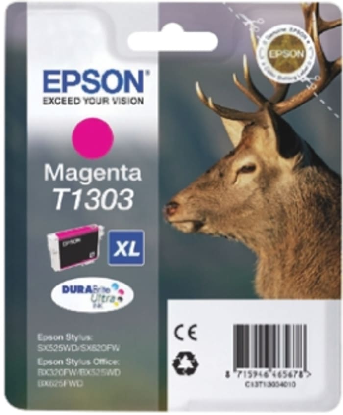 Epson T1303 Mürekkep Kartuşu, Magenta