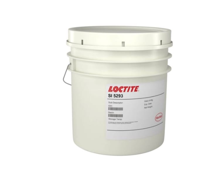 Loctite Yellow Silicone Conformal Coating, 17.82 kg Bucket