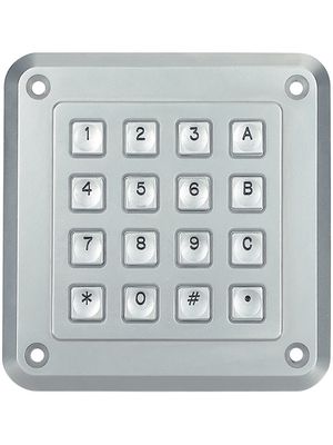 Vandal-proof keypad 16-element keyboard (Computer)