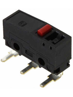 Micro Switch AV3, 3A, 1CO, 0.49N, Plunger