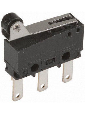 Micro Switch AV3, 3A, 1CO, 0.39N, Roller Lever