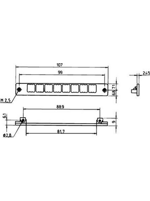 Mounting frame 107