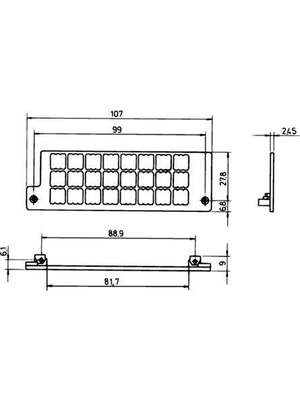 Mounting frame 107