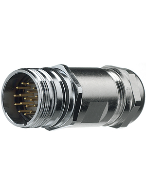 Coupling connector,, M23, Poles - 9