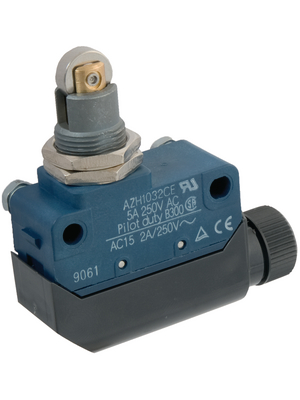 Limit Switch AZH AZH, 5A, 1CO, 5.88N, Roller Plunger