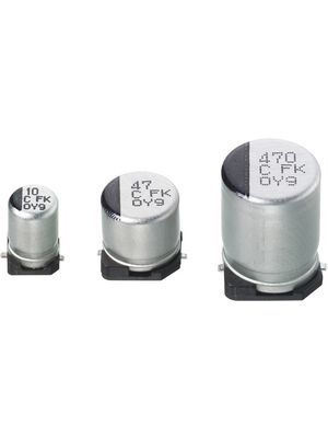 SMD Electrolytic Capacitor, 330uF, 25V, 20%