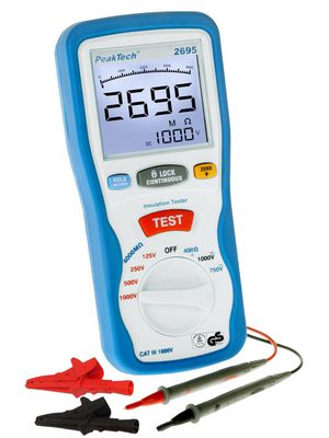 Insulation Tester, 4GOhm ... 4GOhm, Â±2 %