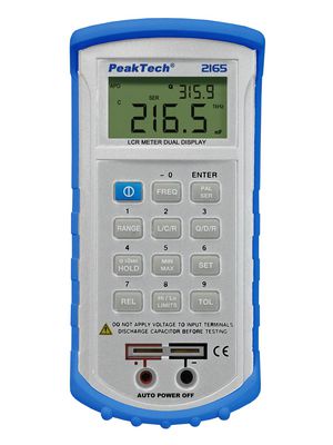 LCR Meter, Handheld, 10MOhm, 10kH, 10000uF, 1kHz