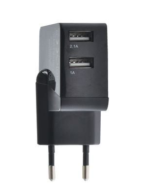 USB AC adapter, 230 V, 2-port