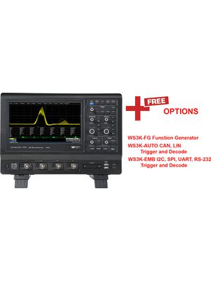 Oscilloscopex 200MHz, 2GSPS