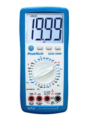 Digital Multimeter, 600V, 100Hz, 20MOhm