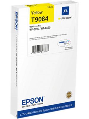 Ink Cartridge, T9084, 1pcs, 4000 Sheets, Yellow