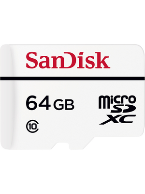 High Endurance microSDXC, 64GB, 20MB/s, 20MB/s