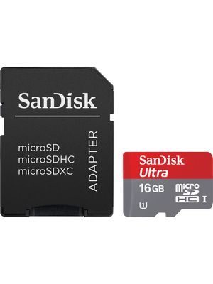 Ultra microSDHC, 16GB, 80MB/s