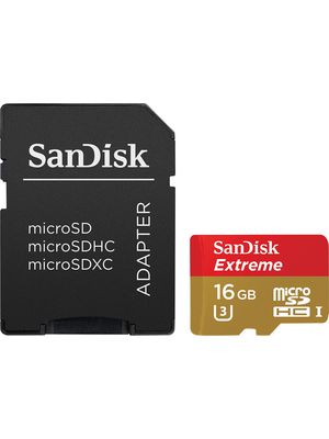 Extreme microSDXC, 16GB, 90MB/s, 40MB/s