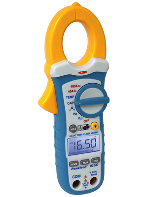 Current Clamp Meter, TRMS, 40MOhm, 100kHz, LCD, 1kA