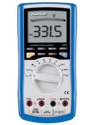 Digital Multimeter, 600V, 400MHz, 40MOhm