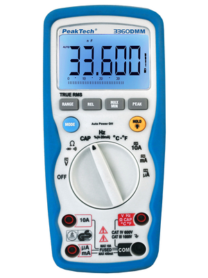 Digital Multimeter, 1kV, 1kHz, 40MOhm