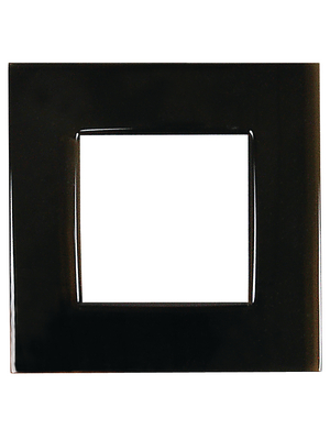 Cover frame, dark silver