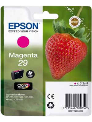 Ink Cartridge, 29, 1pcs, 180 Sheets, Magenta