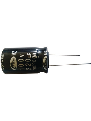 Radial Electrolytic Capacitor, 100uF, 50VDC, 20%