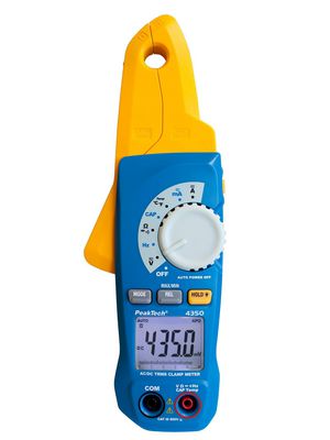 Current Clamp Meter, TRMS AC, 50MOhm, 10MHz, LCD, 80A